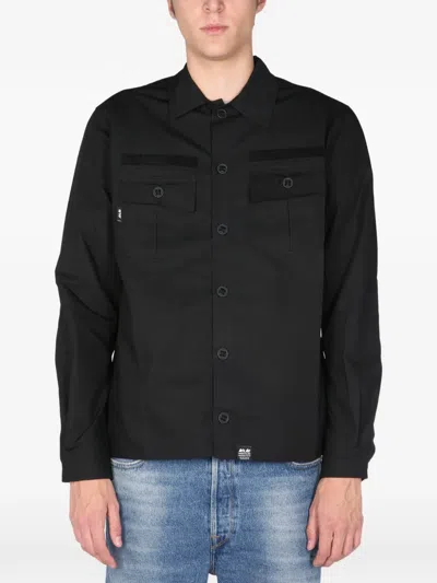 Arkair Pocket Buttoned Shirt In Black