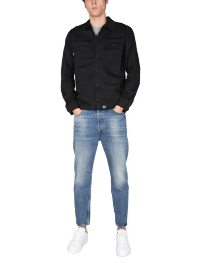 Arkair Ripstop Cotton With Dwr Finish Shirt In Black
