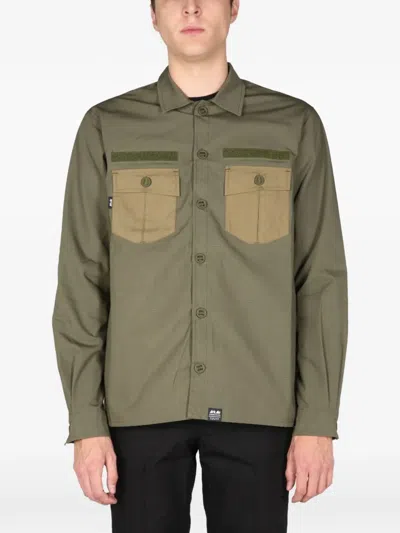 Arkair Ripstop Utility Shirt In Green