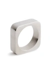 Arkenciel Square Ring In Silver