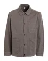Arket Overdyed Twill Shacket In Beige