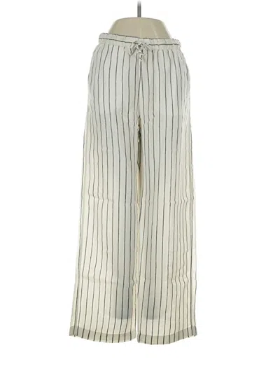 Pre-owned Arket Linen Pants In Silver