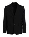 Arket Man Suit Jacket Black Size 44 Wool In Black