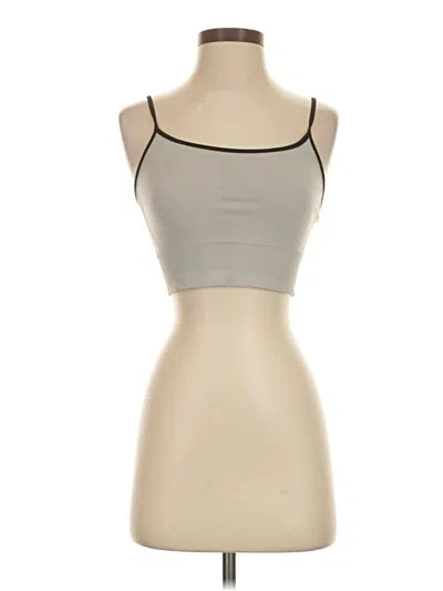 Pre-owned Arket Tank Top Silver Strapless Neckline Tops