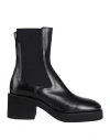 Arket Woman Ankle Boots Black Size 11 Soft Leather In Black
