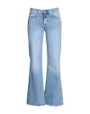 Arket Woman Jeans Blue Size 32 Organic Cotton, Elastane In Blue