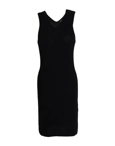 Arket Woman Mini Dress Black Size L Cotton
