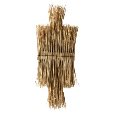 Pre-owned Arko Wall Art15 Contemporary Art Japanese Craft Rice Straw Art Wall Sculpture In Brown
