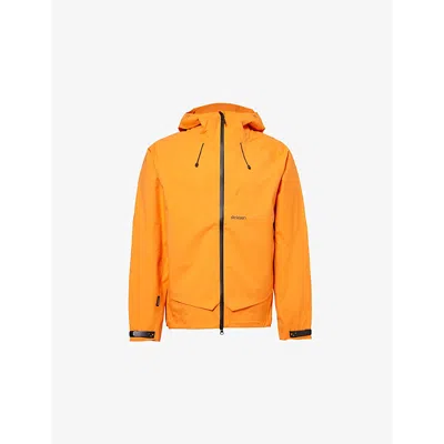Arksen Labs Mens Dragon Fire Idun Hooded Relaxed-fit Woven-blend Jacket