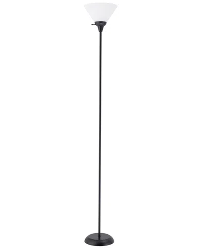 Arlec America Black Torchiere Floor Lamp