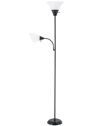 Arlec America Black Torchiere Floor Lamp