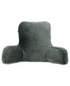 Arlee Home Fashions Everly Bed Rest Lounger Pillow, 32" X 17" In Gunmetal