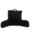 Arlee Home Fashions Sutton Place Singer Backrest Pillow, 33" X 18" In Black