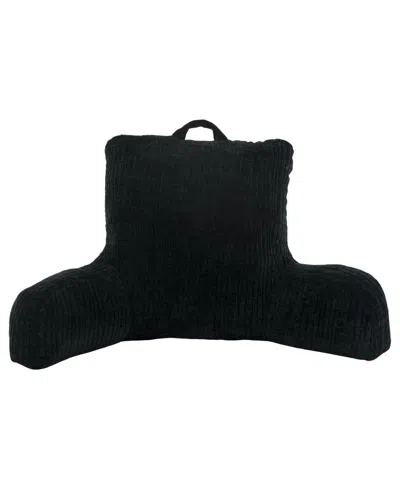 Arlee Home Fashions Sutton Place Singer Backrest Pillow, 33" X 18" In Black