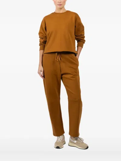 Arlo Mott Cotton Sweatshirt In Brown