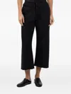 Arlo Mott Cropped Trousers In Black