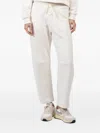 Arlo Mott Drawstring Track Pants In White