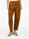 Arlo Mott Drawstring Trousers In Brown