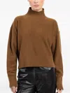 Arlo Mott Roll-neck Pullover In Brown