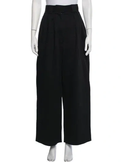 Pre-owned Arlo Mott Wide Leg Pants In Black