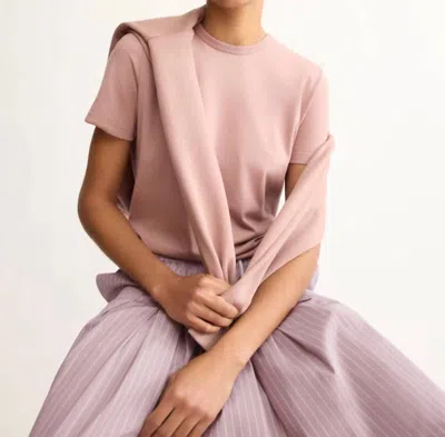 Arlo Mott Willow Short Sleeve Tee In Dusty Rose In Multi