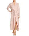 Arlotta Cashmere Blend Long Robe - Exclusive In Blush