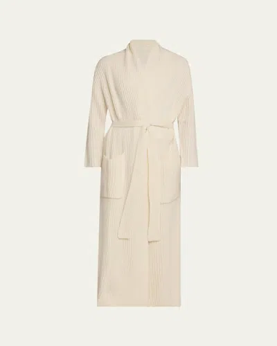 Arlotta Cashmere Rib Knit Cashmere Robe