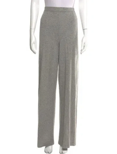 Pre-owned Arlotta Cashmere Wide Leg Pants In Gray