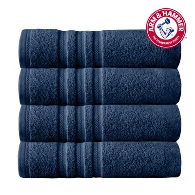 Arm & Hammer Performance Bath Towels In Navy