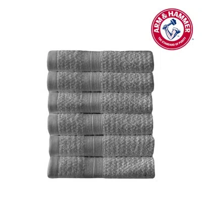 Arm & Hammer Quick Dry Bath Towel Set In Gray