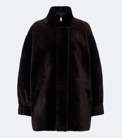Arma Alia Shearling Jacket In Brown