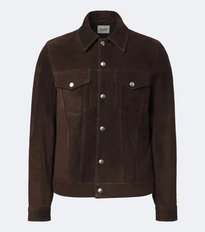 Arma Aruba Suede Jacket In Braun