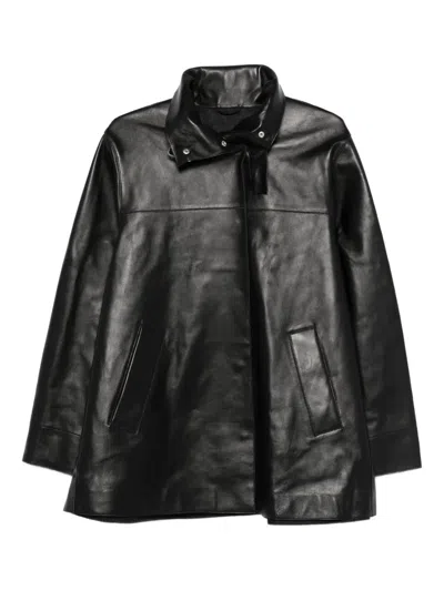 Arma Ashley Leather Jacket In Black