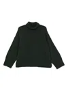 Arma Astine Turtleneck Ribbed Sweater In Green