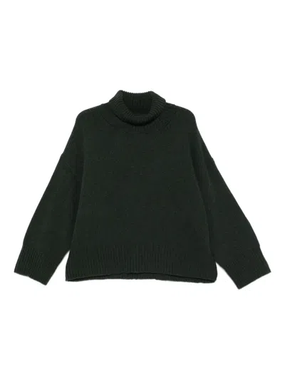 Arma Astine Turtleneck Ribbed Sweater In Green