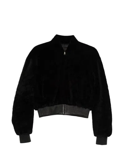 Arma Azra Faux-fur Jacket In Black