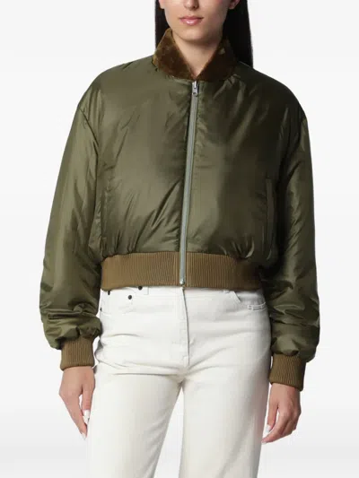 Arma Azra Reversible Bomber Jacket In Animal Print