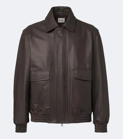 Arma Blousonjacke Bari Aus Leder In Braun