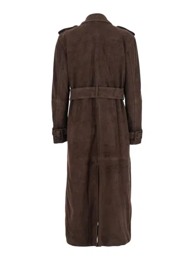 Arma Benedict Goat Suede Sturdy In Burgundy