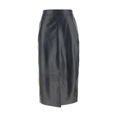 Arma Black Lamb Ovis Aries Aries Long Women's Skirt