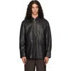 Arma Black Mavis Leather Jacket In Black