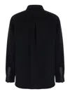 Arma Camicia Il Lana Tasca Pelle In Black