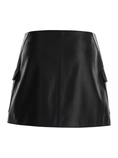 ARMA BLACK WALLET SKIRT WITH POCKETS
