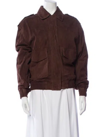 Pre-owned Arma Bomber Jacket In Brown