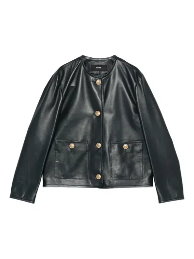 Arma Button Patch-pocket Jacket In Black
