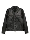 Arma Buttoned Flap-pockets Shirt Jacket In Black