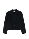 Arma Button-up Cropped Jacket In Black