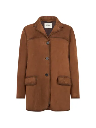 Arma Cado Coat In Brown