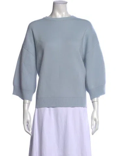 Pre-owned Arma Cashmere Crew Neck Sweater In Blue