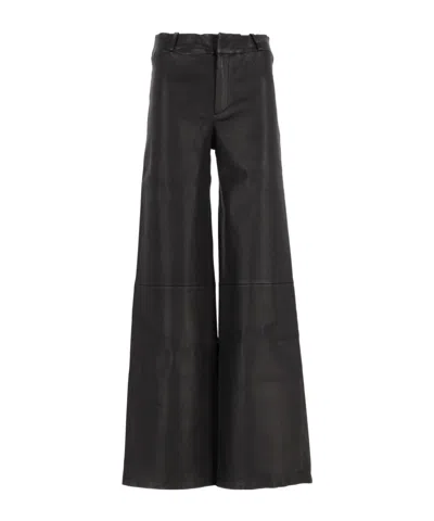 Arma Casual Trousers With Belt Loops In Black